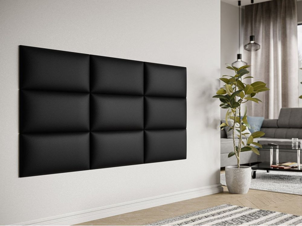 PAG kárpitozott falpanel 60x30 - fekete vagy ökobőr