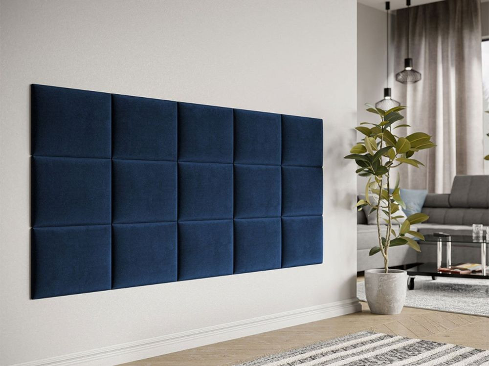 PAG kárpitozott falpanel 40x30 - kék