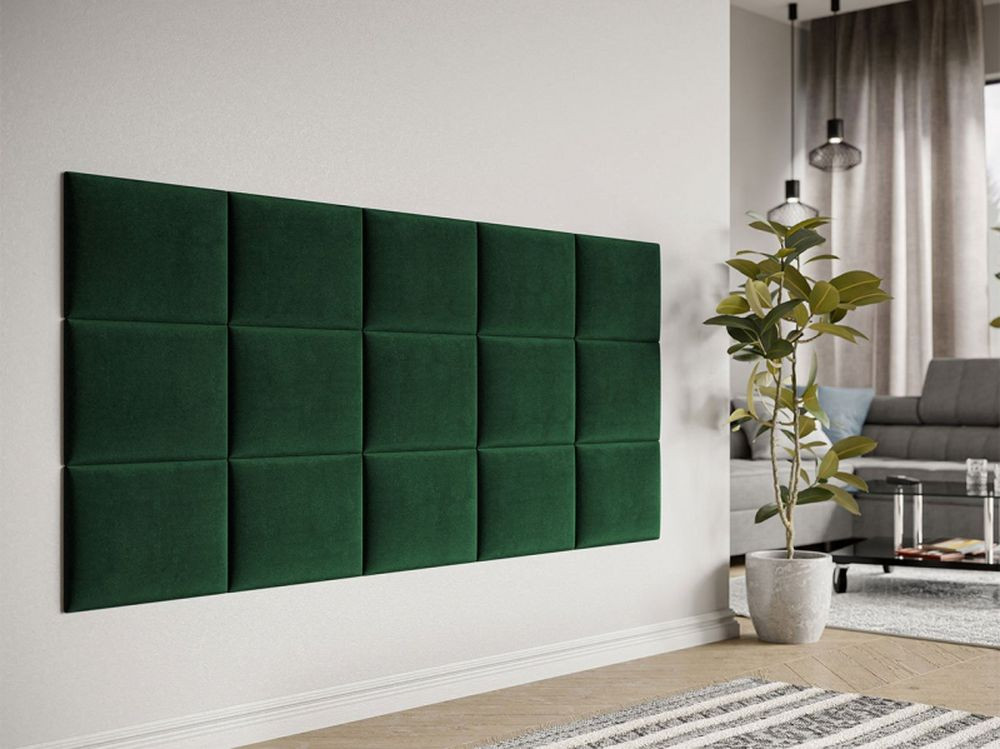 PAG kárpitozott falpanel 40x30 - zöld