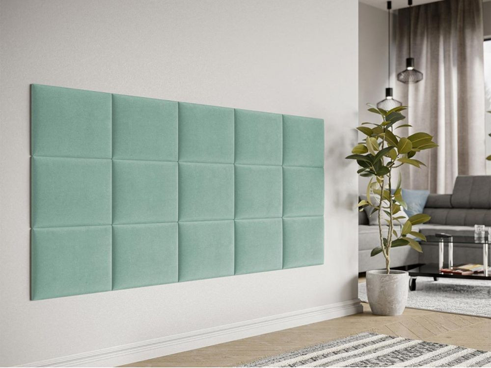 PAG kárpitozott falpanel 40x30 - türkiz
