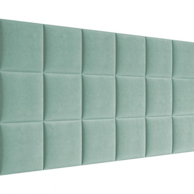 PAG kárpitozott fali panel 30x30 - türkiz