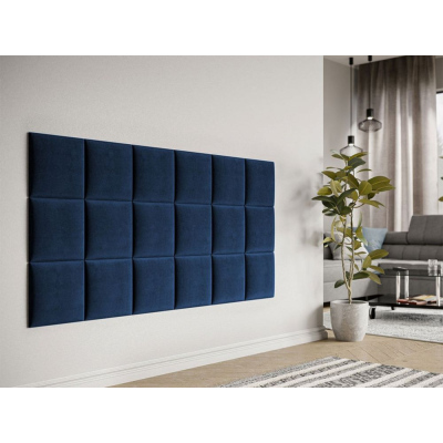 PAG kárpitozott fali panel 30x30 - kék
