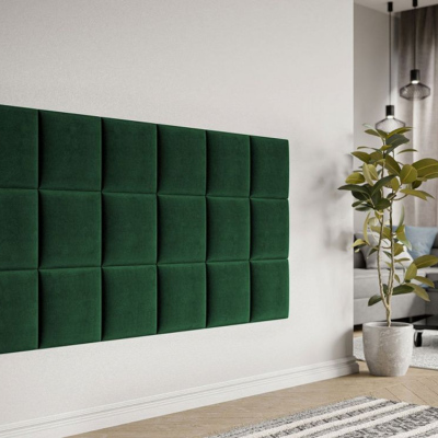 PAG kárpitozott fali panel 30x30 - zöld