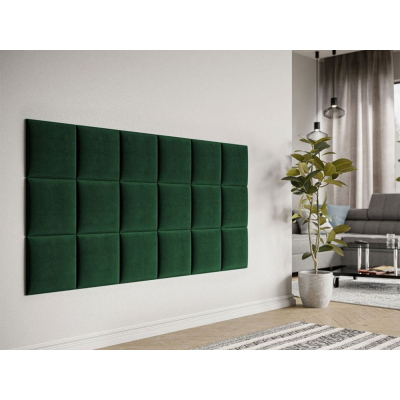 PAG kárpitozott fali panel 30x30 - zöld