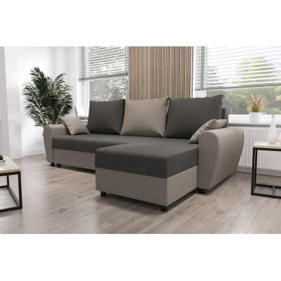 Elegáns kanapégarnitúra FLORIANA - szürke / világosszürke
