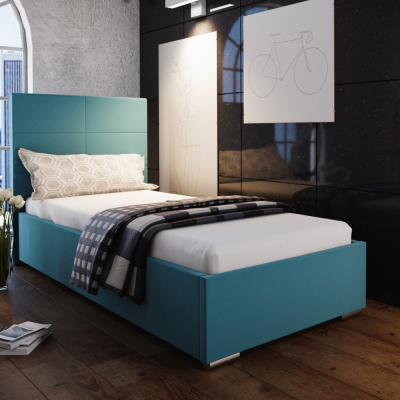 FLEK 4 egyszemélyes ágy 90x200 - kék