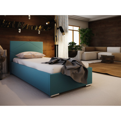 FLEK 5 egyszemélyes ágy 90x200 - kék