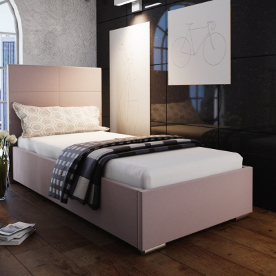 FLEK 4 egyszemélyes ágy 80x200 - rózsaszín