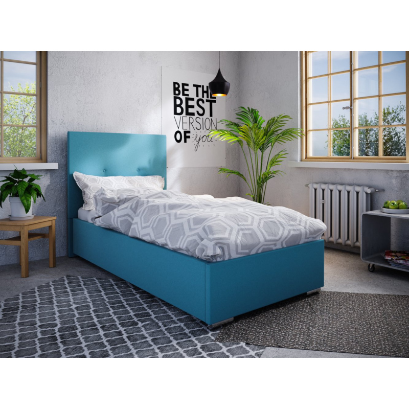 FLEK 2 egyszemélyes ágy 80x200 - kék
