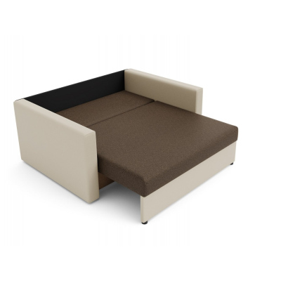 Modern ARIA 120 kinyitható kanapé - bézs / barna