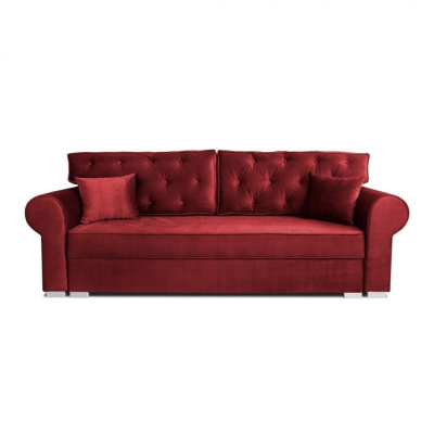 MIRA háromszemélyes kanapé - piros