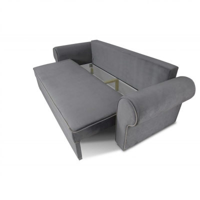 MIRA háromszemélyes kanapé - fekete
