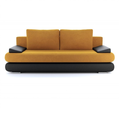ROBBI elegáns kanapé - sárga / fekete