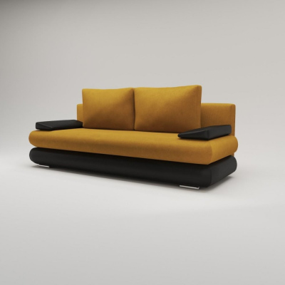 ROBBI elegáns kanapé - sárga / fekete
