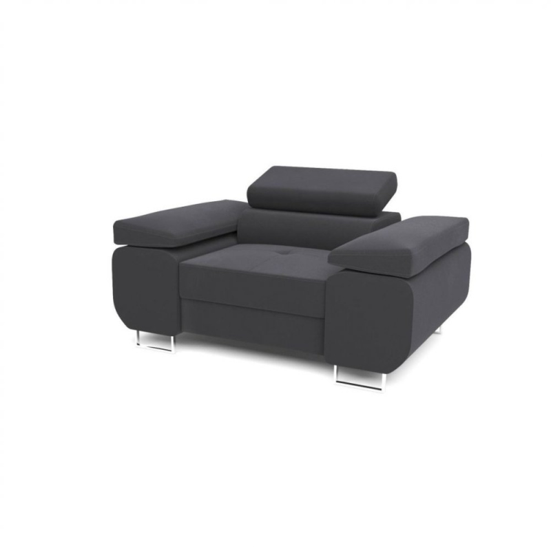 Modern karosszék WILFRED - szürke 3