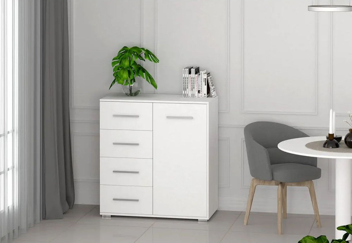 ANFISA MINI 1 praktikus komód - fehér