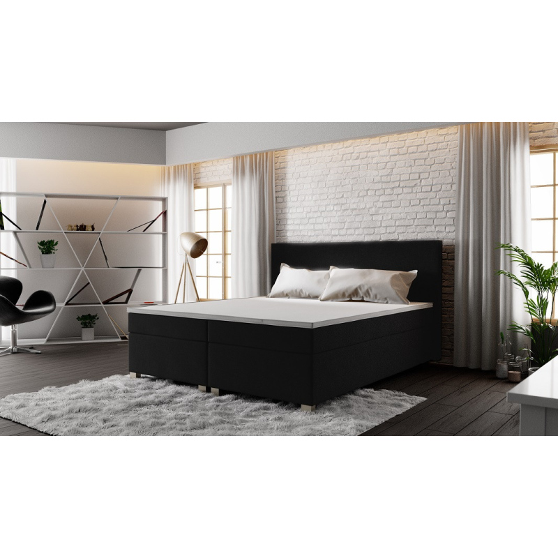 ASSAR boxspring ágy 160x200, antracit