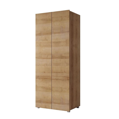 CONNOR kétajtós szekrény - szélesség 80 cm, barna