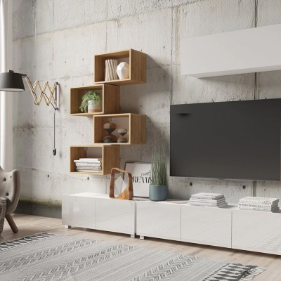 CONNOR tv asztal - fehér