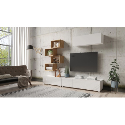 CONNOR tv asztal - fehér