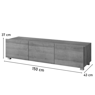 CONNOR tv asztal - fehér