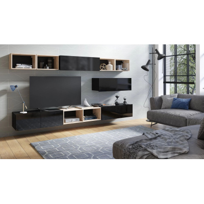 TV-állvány CONNOR - fekete