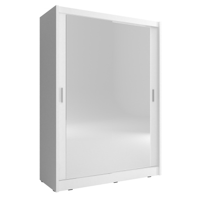 Tükrös szekrény tolóajtókkal 150 cm MARVAN - fehér