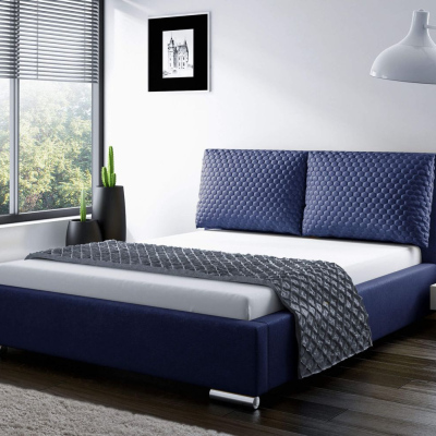 DUBAI praktikus ágy párnákkal 160x200 - kék
