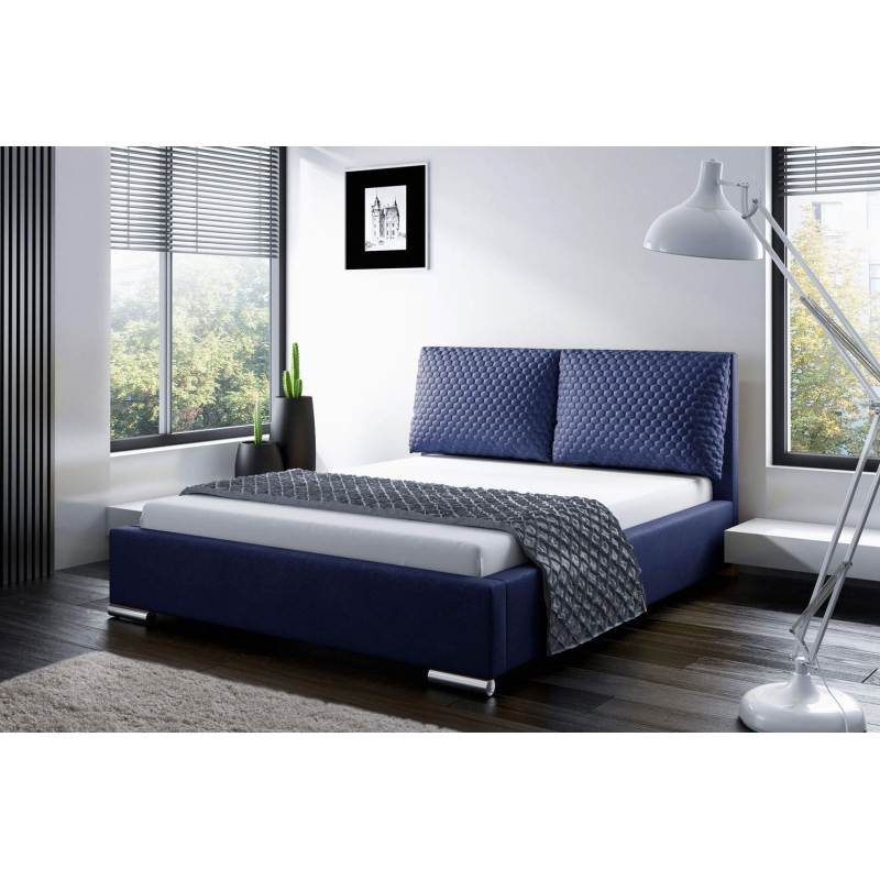 DUBAI praktikus ágy párnákkal 160x200 - kék