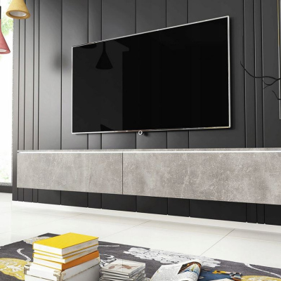WILLA D TV-szekrény 180 cm - beton