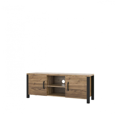 OKAL modern TV-asztal - appenzeller / fekete