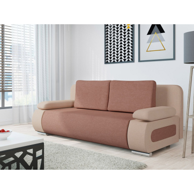 LENKE kinyitható kanapé - rózsaszín / lazacszín