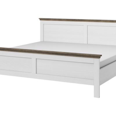 Modern ágy 160x200 EROL - abisko kőris / lefkas tölgy