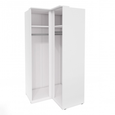 OLIKA sarokszekrény - szélesség 109 cm, fehér