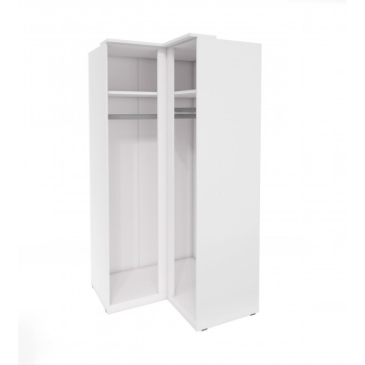 OLIKA sarokszekrény - szélesség 109 cm, fehér