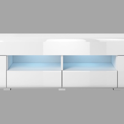 COLORADO nagy TV-asztal - fehér
