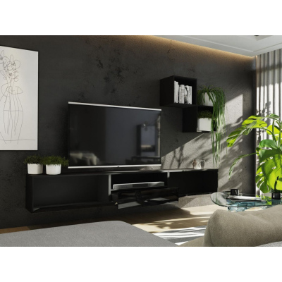 Modern nappali fal BRADT 35 - fekete