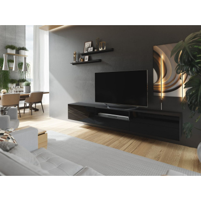 Modern nappali fal BRADT 28 - fekete