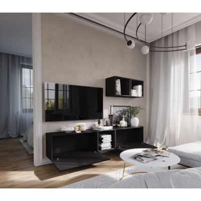 Modern nappali fal BRADT 22 - fekete