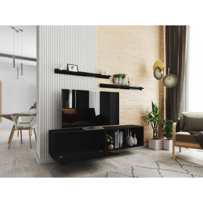 Modern nappali fal BRADT 19 - fekete
