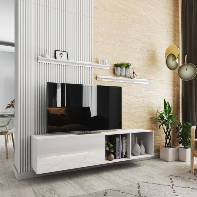 Modern nappali fal BRADT 19 - fehér