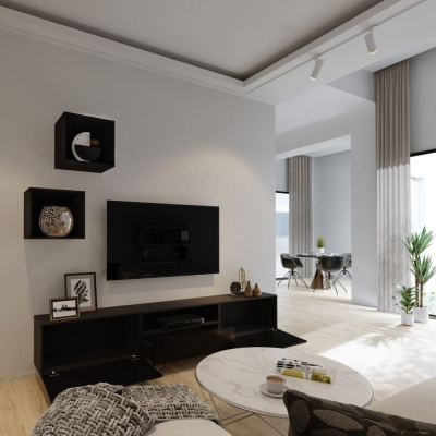 Modern nappali fal BRADT 32 - fekete