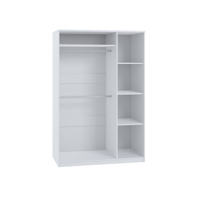 CORTLAND háromajtós gardróbszekrény 135 cm - artisan tölgy