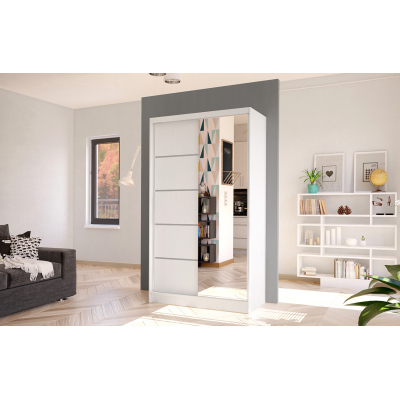 Elegáns ARINI 3 gardróbszekrény - szélesség 100 cm, fehér