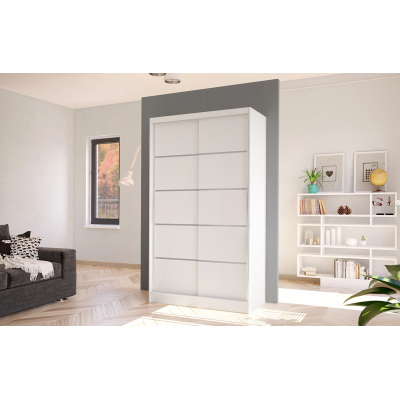 Elegáns ARINI 4 gardróbszekrény - szélesség 100 cm, fehér