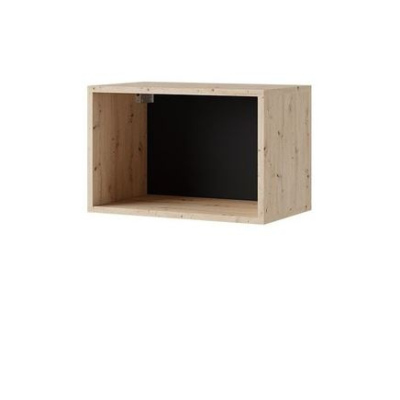 CHEMUNG 1 függő polc - artisan tölgy / fekete