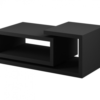 KIBOU atipikus dohányzóasztal - matt fekete