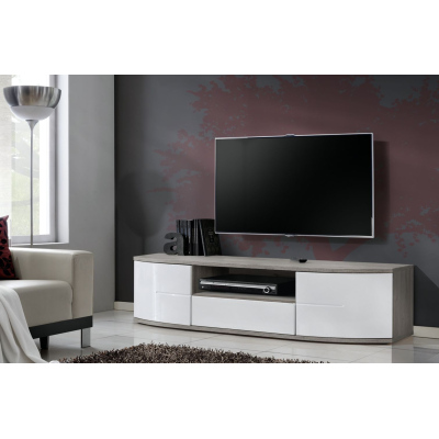 TV állvány OLHA 1 - san remo tölgy / fehér