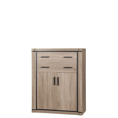ARIKA kombinált komód - 97 cm széles, sonoma tölgy