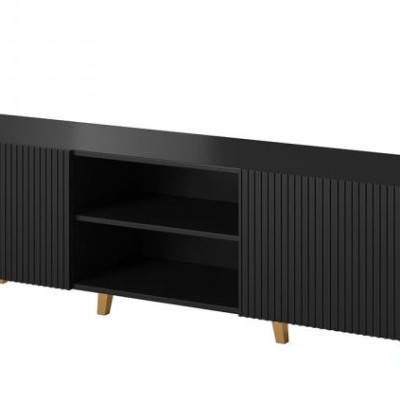 CRATO TV asztal 150 cm - fekete